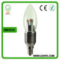led bulb dimmable led candle light 6w e14 led candle lamp paraffin wax led candle